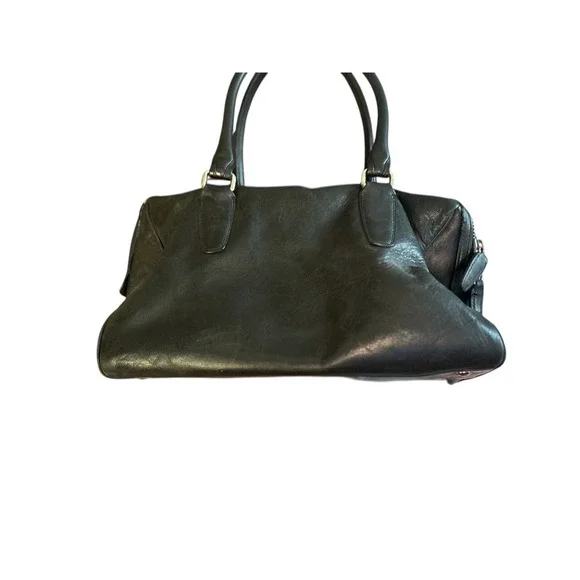 Coach Black Leather Satchel - Picture 9 of 16